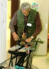 H. Böhm bei der Arbeit H. Böhm bei der Arbeit